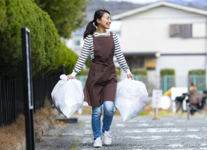 共用部のごみの再分別イメージ